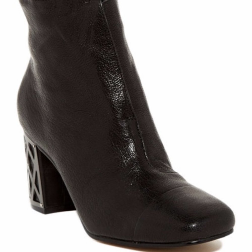 Nina Originals Vignette Black Glazed Boot 9m